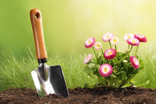 Contemporary hard landscaping materials suited to Merton properties